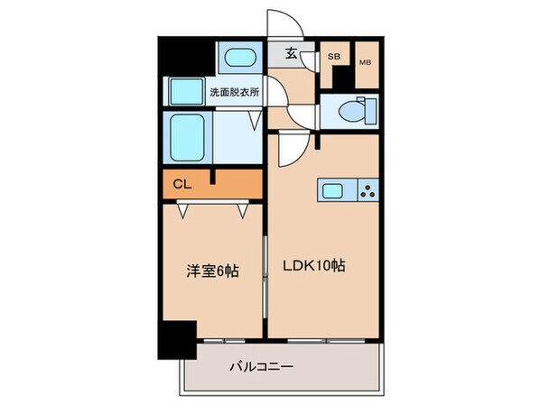 S-RESIDENCE古出来一丁目の物件間取画像